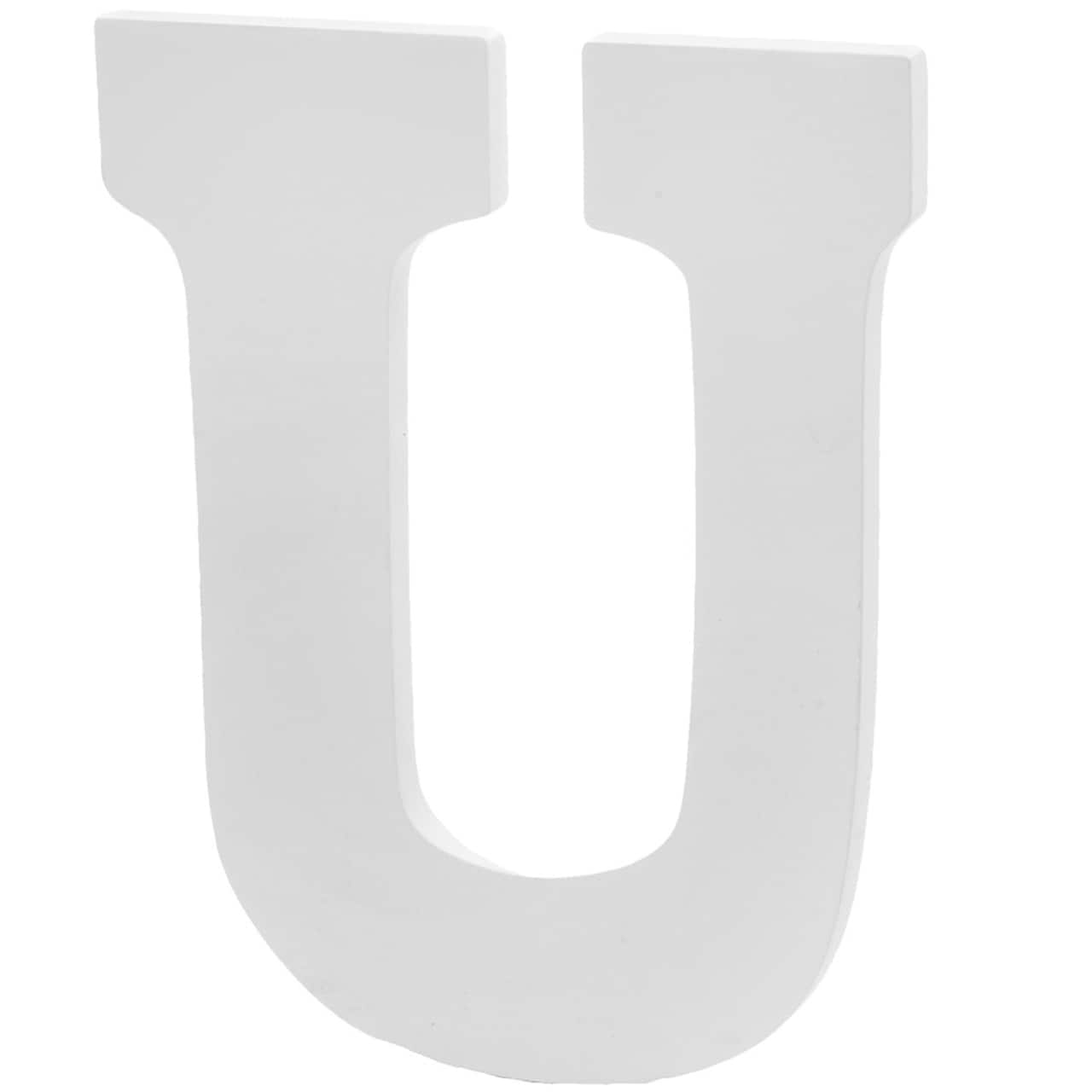 6 Pack: 9" White MDF Whimsy Letter by Make Market®